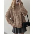 thumbnail image 2 of Suéter PRETTYGARDEN Oversized de Punto Grueso con Trenzas XL, 2 of 6