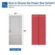 thumbnail image 2 of Cortina Magnética Aislante Térmica para Puerta Unique Bargains 31' x 79' Rojo, 2 of 7