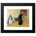 thumbnail image 2 of Carl Larsson 14x12 Black Modern Framed Museum Art Print Titled - Mother and Daughter (1903), 2 of 5
