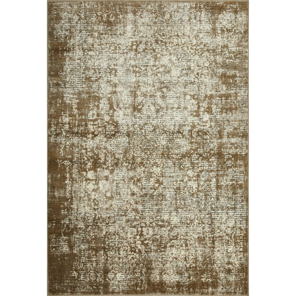 Loomaknoti Aysal Athna 4' x 6' Beige Oriental Polypropylen Indoor Area Rug