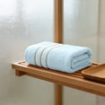 thumbnail image 6 of Beautynvta Hand Towels for Bathroom, Cotton Hand Towel, Soft Absorbent Quick Dry Face Towels, Towel for Hotel, Bath, Kitchen and Spa, 28.7x13 Inch, Blue, 6 of 6