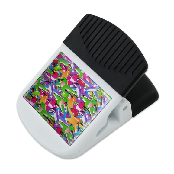 Hummingbird Colorful Pattern Refrigerator Fridge Magnet Magnetic Hanging Hook Note Snack Clip