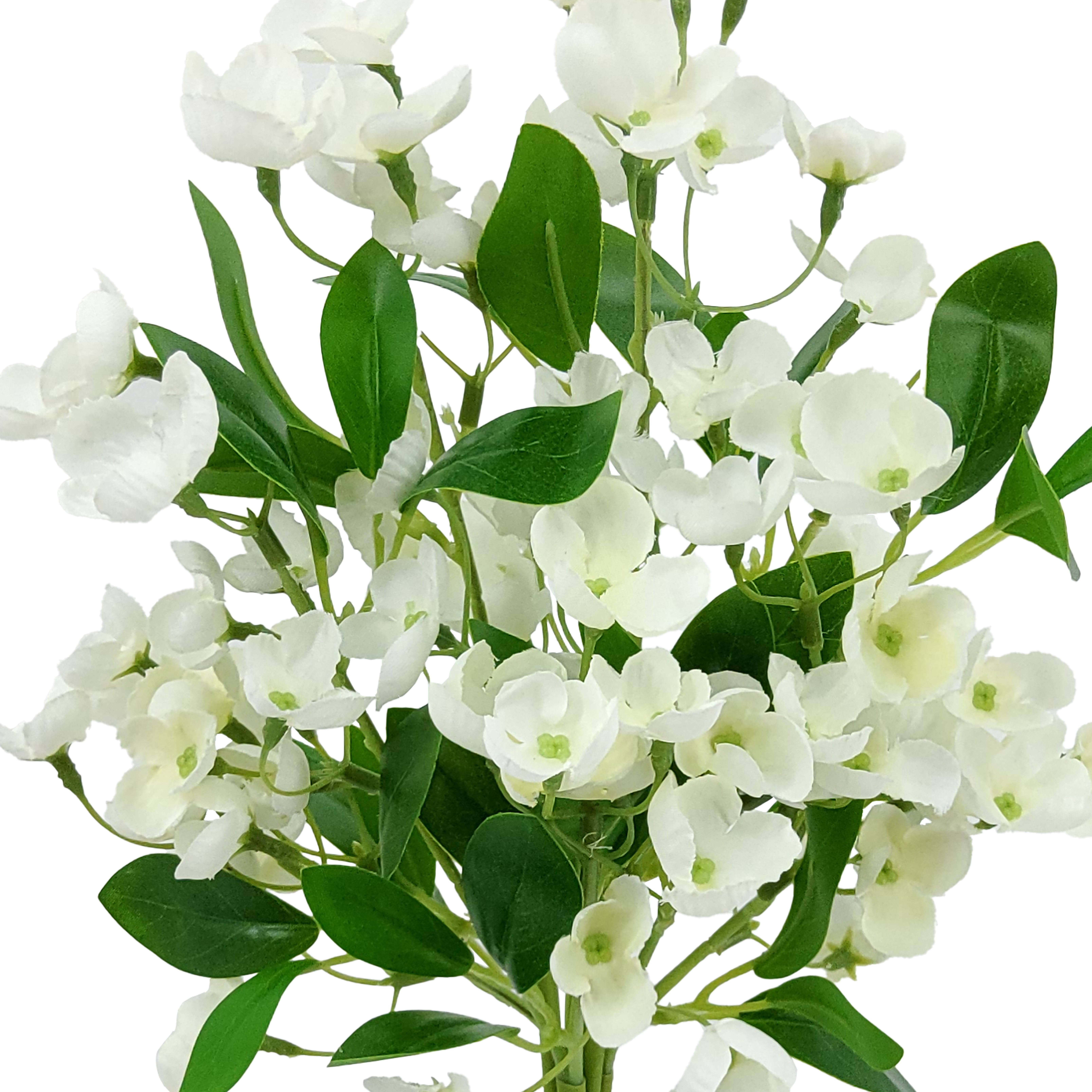 Mainstays 17in Indoor Artificial Wildflower Bundle, White Color