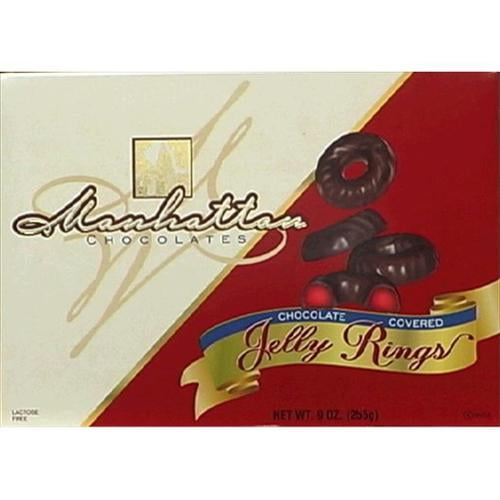 Manhattan Chocolates Premium Dark Chocolate Covered Raspberry Jelly