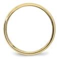 thumbnail image 2 of 10K Yellow Gold Ring Band Wedding Milgrain Standard Half Round, 2 of 4