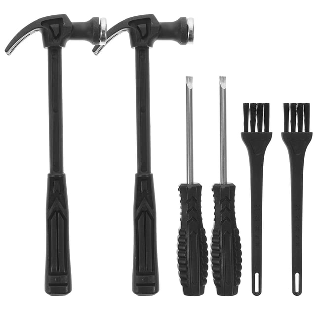 2 Ensembles d'Outils de Creusement Jouet pour Enfants avec Design Réaliste Plastique Noir et Métal Améliore la Motricité