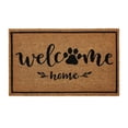thumbnail image 3 of Welcome Door Mat Floral Patterned Durable Dirt Trapping Floor Mat 50X80 Cm / 20X31 Inch for Front Porch Entryway, 3 of 6