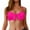 Hot Pink, variant on CAIVO Bandeau Bikini Tops For Women Strapless Swimsuit Tops Bathing Suit Tops With Shoulder Straps Vacation Beachwear Swim Wear
