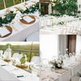 thumbnail image 7 of 10 Pack White Table Cloth Rectangle Table 60x102 Inch, Polyester Tablecloths for 8 Foot Rectangle Tables, Wrinkle Resistant Washable Polyester Tables Cover for Wedding, Dining, Parties and Camping, 7 of 7