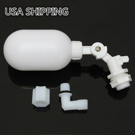 - 1/4'' PT Thread Water Sensor Float Valve Floating Ball For Aquarium Auto Fill Feed Fish