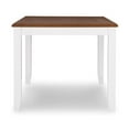 thumbnail image 3 of Pemberly Row Table à Manger Transitionnel en Bois, Blanc Vanille et Brun Miel, 3 of 8