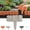 Gray, variant on Imitation Stone Garden Fence Plastic Retaining,DIY Garden Edging Border,Interlocking No Dig Decorative Garden Fence, for Yard, Patio, Outdoor