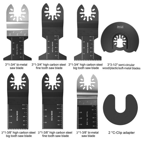 

RELAX 23pcs Oscillating Saw Blades Wood And Metal Cutting Professional Universal Multi Tool Accessories For Dremel rockwell & Worx (except Hyperlock) Fein Supercut US