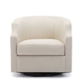 thumbnail image 2 of Isabelle Linen Swivel Glider Barrel Chair 81534, 2 of 8