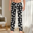 thumbnail image 2 of Fewfanhot Women's Pants Casual Lounge Pants Bow Printed Pajama Bottoms with Pockets Drawstring, 2 of 6
