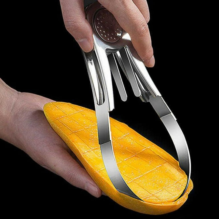  Mango Slicer Separator Mango Splitter Cutter Divider Cuber Pit  Remover Fruit Diced Tool Kitchen Supplies (Mango Slicer): Home & Kitchen