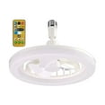 thumbnail image 1 of Ventilador de techo con luces LED de bajo consumo con control remoto, LED regulable de 30 W Blanco Estilo A, 1 of 9