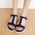 thumbnail image 3 of Vedolay Casual Shoes Flat Women's Casual Open Toe Summer Beach Sandals,Black 8, 3 of 4