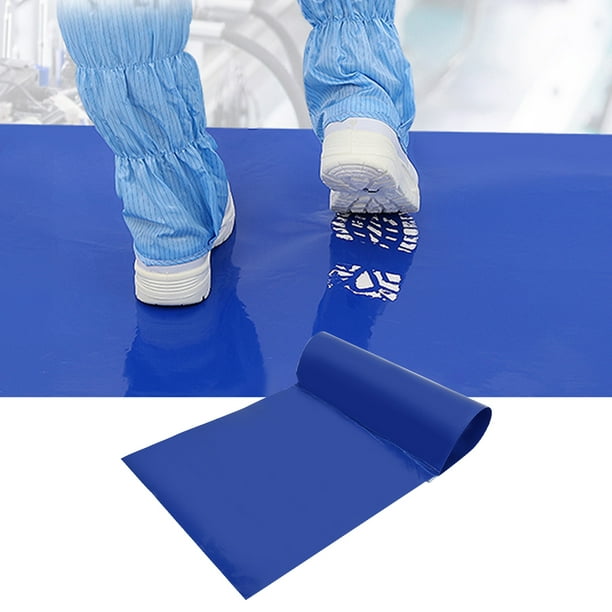 Adhesive Tacky Mat, Mat, High Viscosity Floor Mat, Tacky Mat, 18x36in  Science Matting, For Cleanrooms Laboratories Construction 