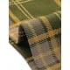thumbnail image 5 of Pantalones largos rectos de cintura elástica con botones y cremallera de cuadros para mujer INSPIRE CHIC en verde oscuro, 5 of 6