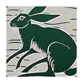 thumbnail image 4 of Acheng Rabbit Logo Modern Square Tablecloth Full Width Single-Sided Printing 100% Polyester Fiber 40*40, 4 of 8