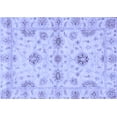 thumbnail image 1 of Ahgly Company Machine Washable Indoor Rectangle Oriental Blue Traditional Area Rugs, 2' x 3', 1 of 4