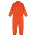 thumbnail image 4 of YONGHS Men's Industrial Coverall Long Sleeve Zipper Workwear Mechanic Jumpsuit Overalls Orange-A 180/XXL, 4 of 7