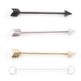 thumbnail image 5 of Arrow Industrial Barbell Jewelry 14G 38mm With Clear Industrial Retainer, 5 of 5