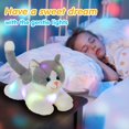thumbnail image 4 of Gatito de peluche Houwsbaby, gris, iluminado, 38 cm, 4 of 5