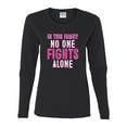 thumbnail image 2 of In This Family No One Awareness Womens Graphic Long Sleeve T-Shirt, Black, Small, 2 of 3