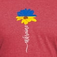 thumbnail image 3 of CafePress - Ukraine Flag Sunflower Vintage Ukrainian S T Shirt - Mens Tri-blend T-Shirt, 3 of 4