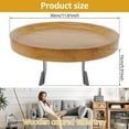 thumbnail image 3 of AEVXKHI Wooden Sofa Armrest Tray, Easy Storage Access Couch Tray Holder, Easy Installation Couch Arm Table, Adjustable Holder Width Cleanable Sofa Armrest Tray, 3 of 10