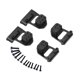 thumbnail image 1 of Ounissouiy RC GOFFLOW aleación de aluminio soporte amortiguador estable cantidad de amortiguador para 1/18 soporte amortiguador Trx4m Kits de construcción modelo Negro, 1 of 6