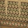 thumbnail image 1 of Ahgly Tapis de Zone Carré Transitionnel Doré Lavable en Machine, 6 Pieds Carré, 1 of 7