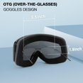 thumbnail image 3 of Gafas de esquí DBIO OTG con protección UV antivaho para adultos y jóvenes, 3 of 6