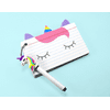 Myndology Ruled Index Cards, Size 3 x 5 inch, 75 Count, White, Purple and Pink Color