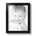 thumbnail image 2 of ArtToFrames 7" x 9" Satin Black Tall Picture Frame, 7x9 inch Black Wood Poster Frame (WOM-1852), 2 of 8