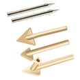 thumbnail image 1 of 5PCS Plastic Welding Tips,Soldering Iron Tips,for Plastic Welding, Tank,Car Bumper Dashboard Kayak Repair,2 x Soldering Iron Tips 2 x triangular plastic welding tips 1 x plastic welding boot tip, 1 of 8