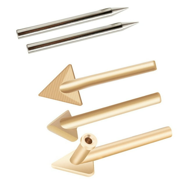 5PCS Plastic Welding Tips,Soldering Iron Tips,for Plastic Welding, Tank,Car Bumper Dashboard Kayak Repair,2 x Soldering Iron Tips 2 x triangular plastic welding tips 1 x plastic welding boot tip