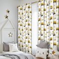 thumbnail image 5 of Blackout Kids Curtains,Cartoon Construction Vehicles Stars White Pattern Childrens Insulated Curtains Set Of 2,Bedroom Essentials,Toddler Room Decor 52"x84", 5 of 5
