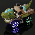thumbnail image 3 of Coche de dinosaurio a batería, camión de dinosaurio con luz y música, camión monstruo eléctrico para niños, juguete educativo preescolar de dinosaurios ST-4, 3 of 5