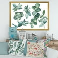thumbnail image 3 of Designart 'Eucalyptus Leaves In Dark Green ' Traditional Framed Art Print, 3 of 4