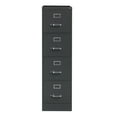 thumbnail image 2 of Hirsh 26.5" Deep 4 Drawer Letter Width Vertical File Cabinet, Commercial Grade, Charcoal, 2 of 5