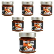 Gourmet212 Chili Walnut Dip (Muhammara) 7oz, 6 Pack, Glass, Jarred, Fresh
