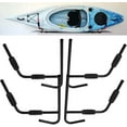 Black Kayak Storage Rack Wall Mounted Folding Rack Holder Kayak Ladder