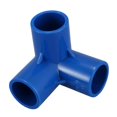 thumbnail image 3 of 16pcs Plastic PVC 20mm Hose Tee Connector 3 Way Joint For Garden Irrigation Watering Pipe Adapter T, 3 of 5