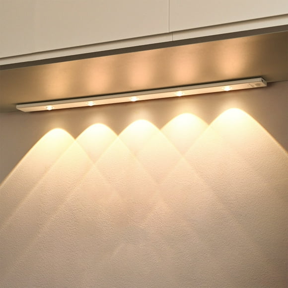 EGNMCR Thin Led Body Sensor Light Self Adhesive Rechargeable Ceiling Light Closet Cabinet Ceiling light bar