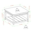 thumbnail image 4 of Parker 30" Farmhouse Square Coffee Table in Gray Wash, 4 of 4