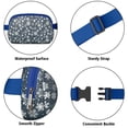 thumbnail image 5 of Dark Blue Christmas Snowflake Pattern Cute Fanny Packs for Women,Travel Waterproof Crossbody Fanny Bags Waist Purse for Women Anti Theft Adjustable Strap for Running Travel Cycling, 5 of 6