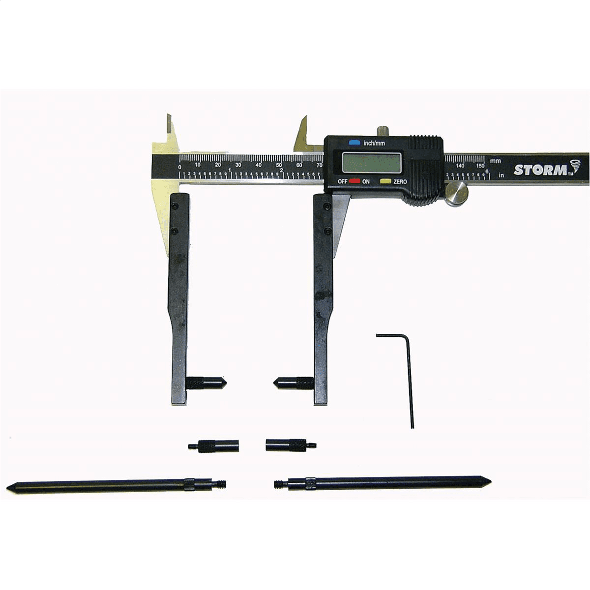 Central Tools 3K301 Drum & Rotor Adapter Kit Plus Caliper
